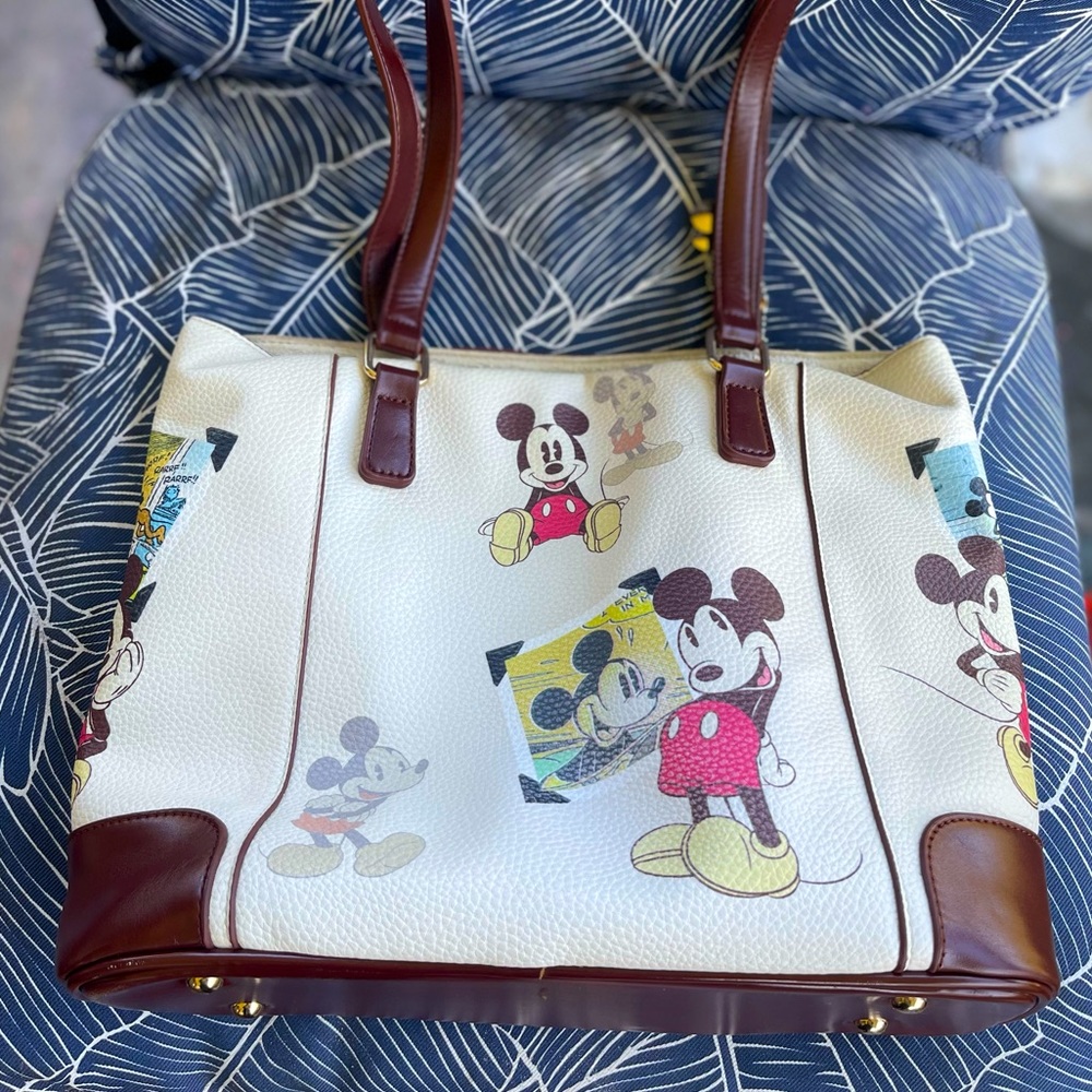Disney Mickey Mouse retro Bradford exchange shoulder bag tote